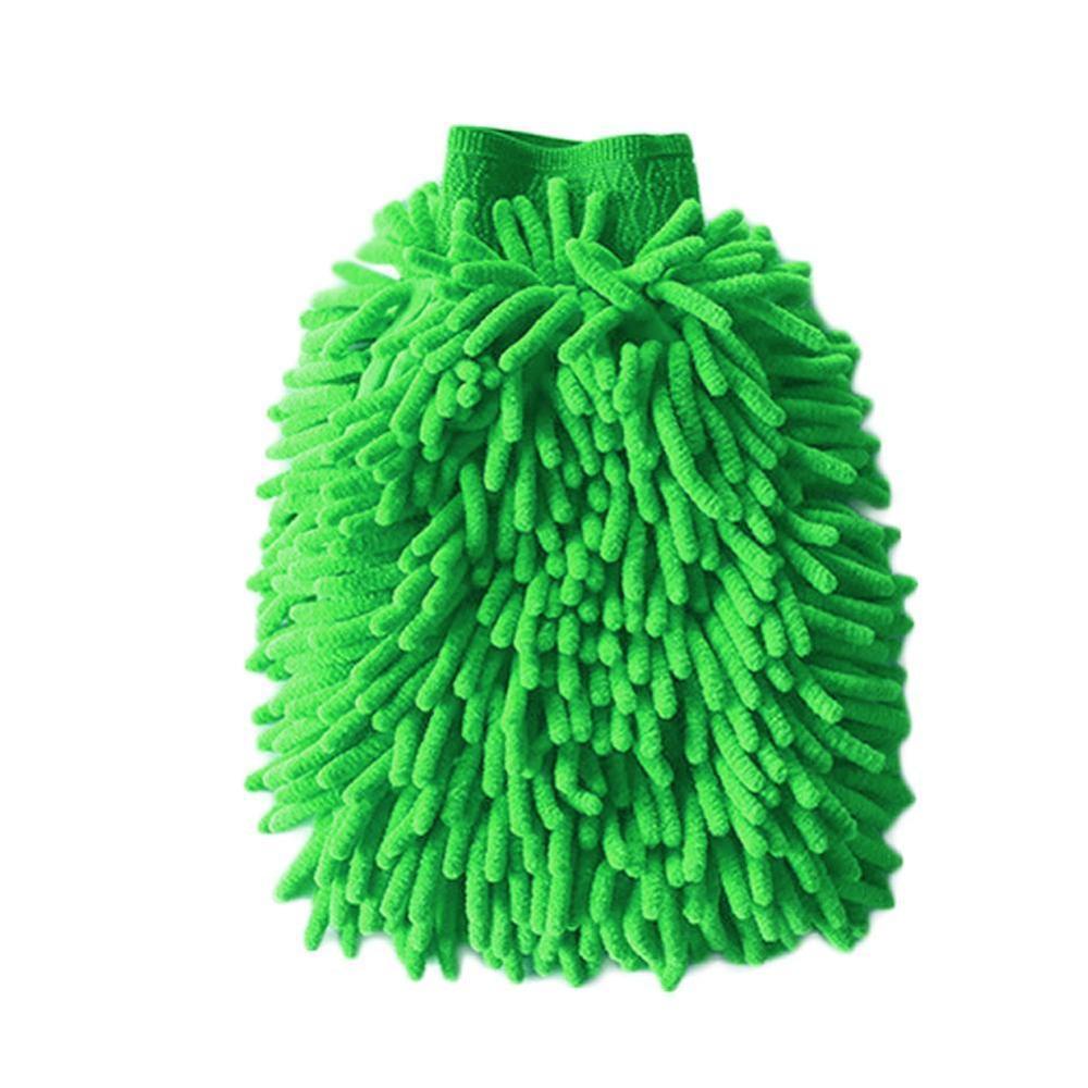 Car Microfibre Wash Sponge Cleaning Drying Gloves Ultrafine Fiber Chenille Microfiber Window Washing Tool Home Cleaning Car Wash Glove Auto Accessorie