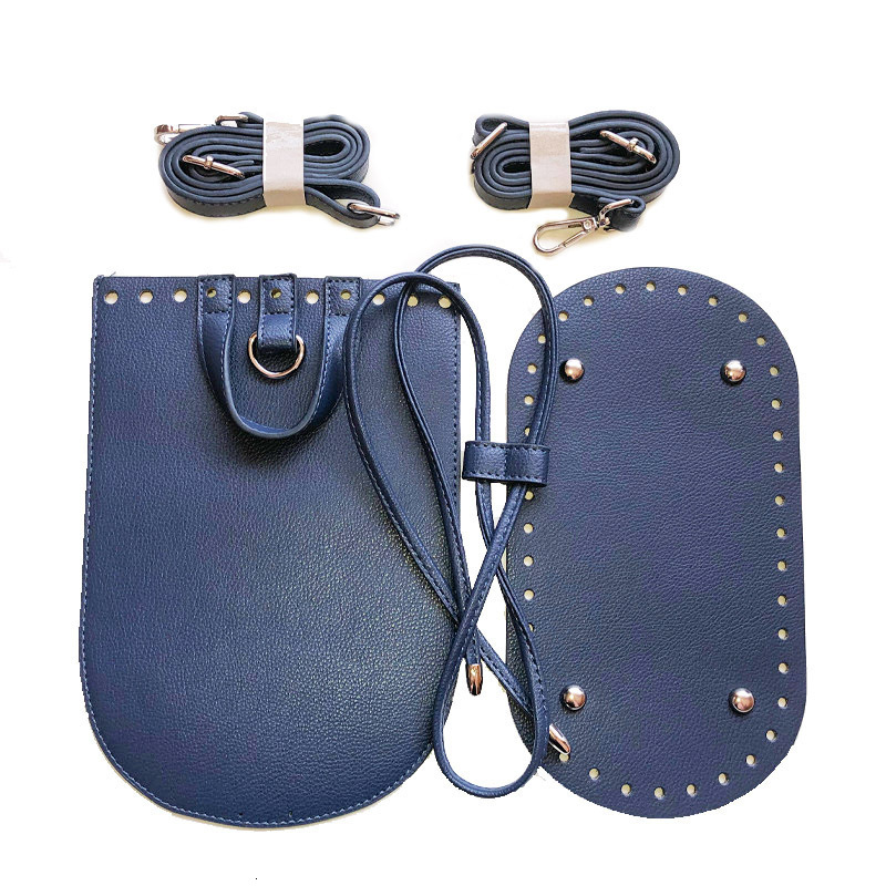 Bag Parts Accessories 1 Set Handmade Handbag Shoulder Strap Woven Bag Set Leather Bag Bottoms With Hardware Accessories For Diy Bag Backpack 230324