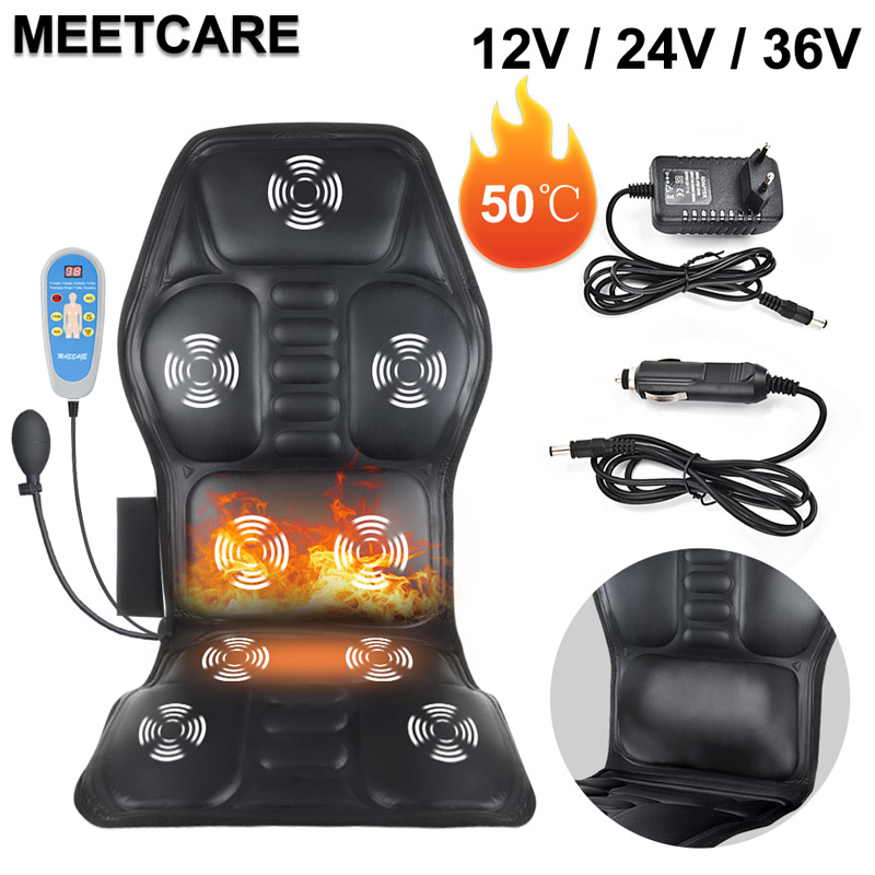 12/24/36V Electric Car Seat Massage Cushion Homeuse Heating Massage Cervical Neck Back Hips Legs Household Chair Massager PU Leather 
12/24/36V Electric Car Seat Massage Cushion Homeuse Heating Massage Cervical Neck Back Hips Legs Household Chair Massager PU Leather
