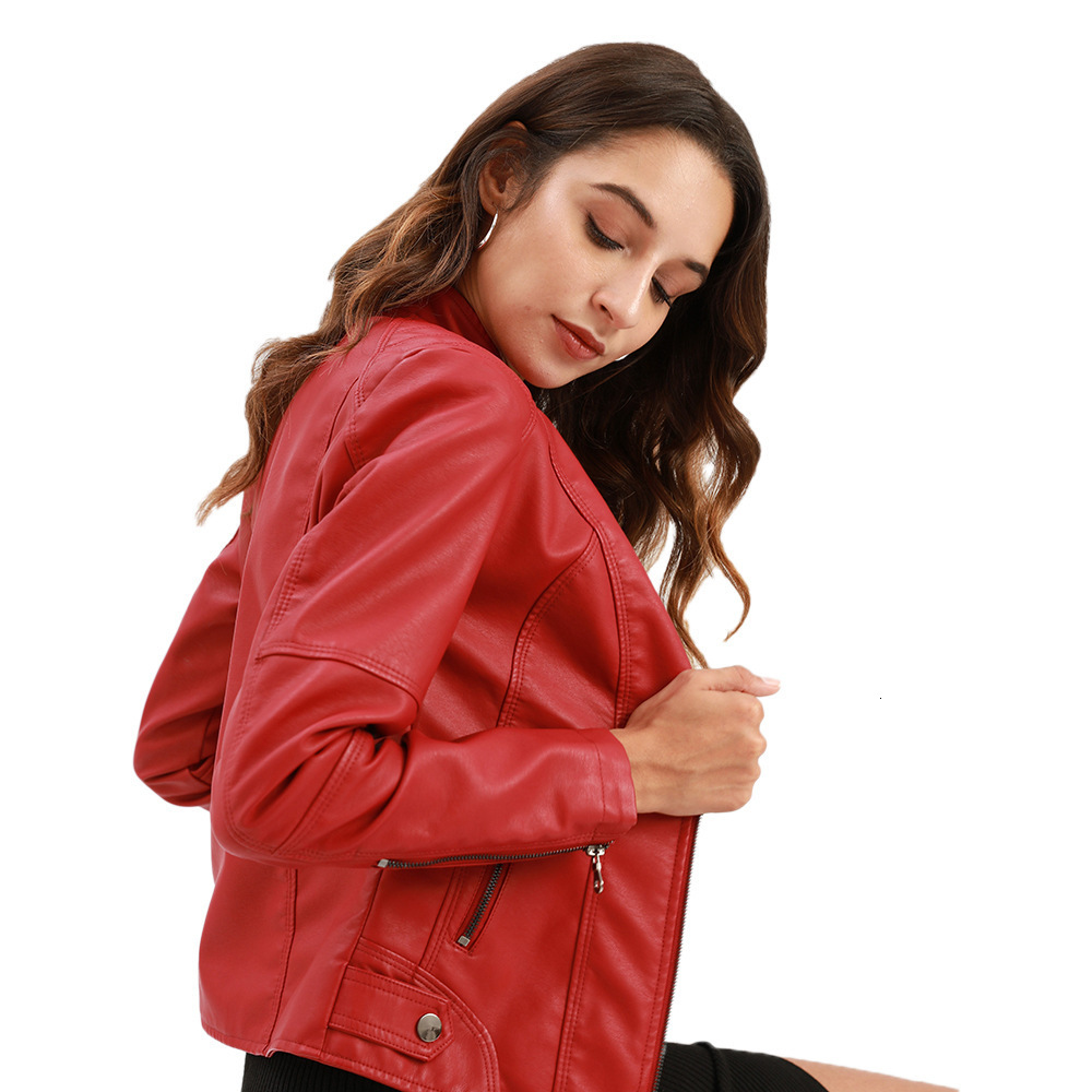 Women's Jackets Classic Women Leather Fashion Motorcycle 230324