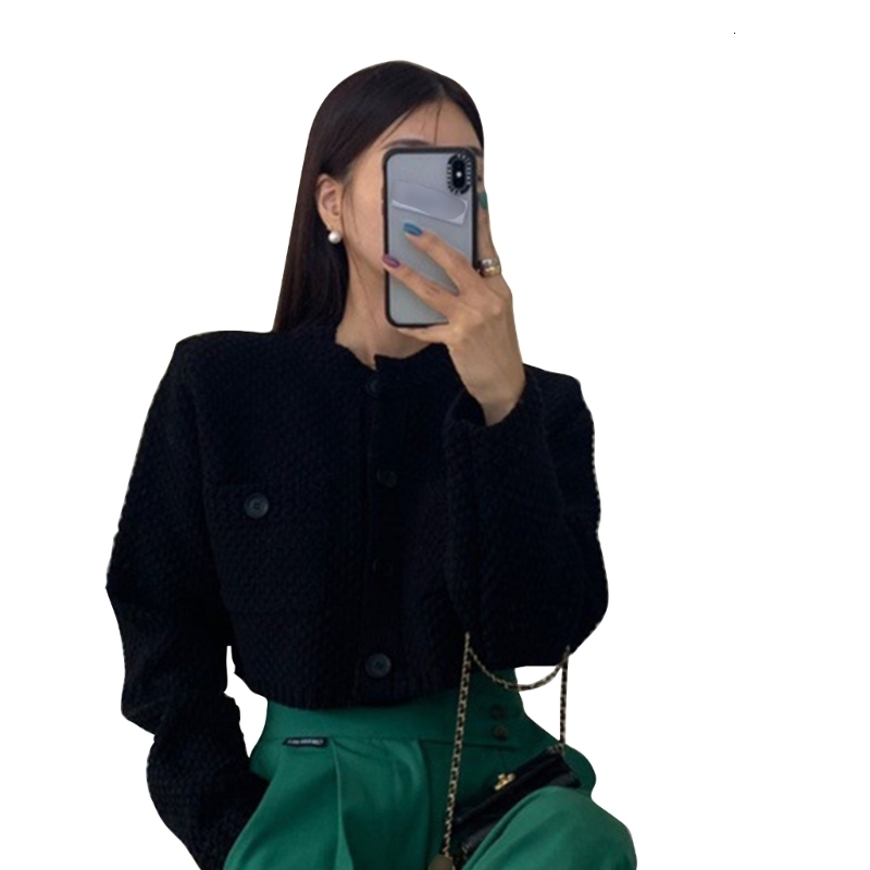 Women's Knits Tees 652F Women Open Front Cardigans Lightweight Long Sleeve Knitted Coat Cropped Cardigan 230324