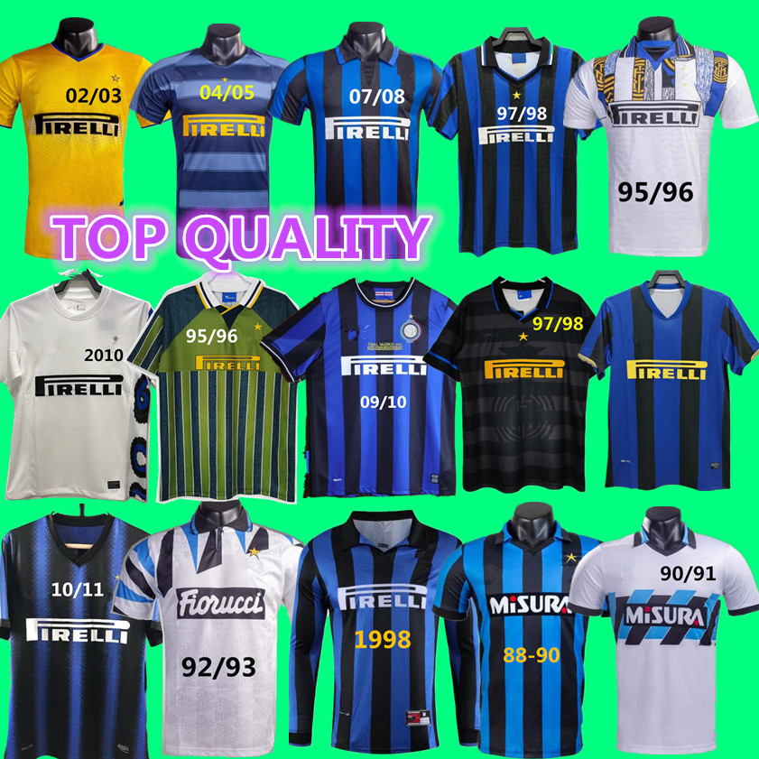 MILITO SNEIJDER ZANETTI Retro Soccer jerseys 88 90 91 92 93 95 96 97 98 99 10 11 01 02 03 04 05 07 08 09 2010 Baggio ADRIANO MILAN BATISTUTA Inters Zamorano uniforms
MILITO SNEIJDER ZANETTI Retro Soccer jerseys 88 90 91 92 93 95 96 97 98 99 10 11 01 02 03 04 05 07 08 09 2010 Baggio ADRIANO MILAN BATISTUTA Inters Zamorano uniforms