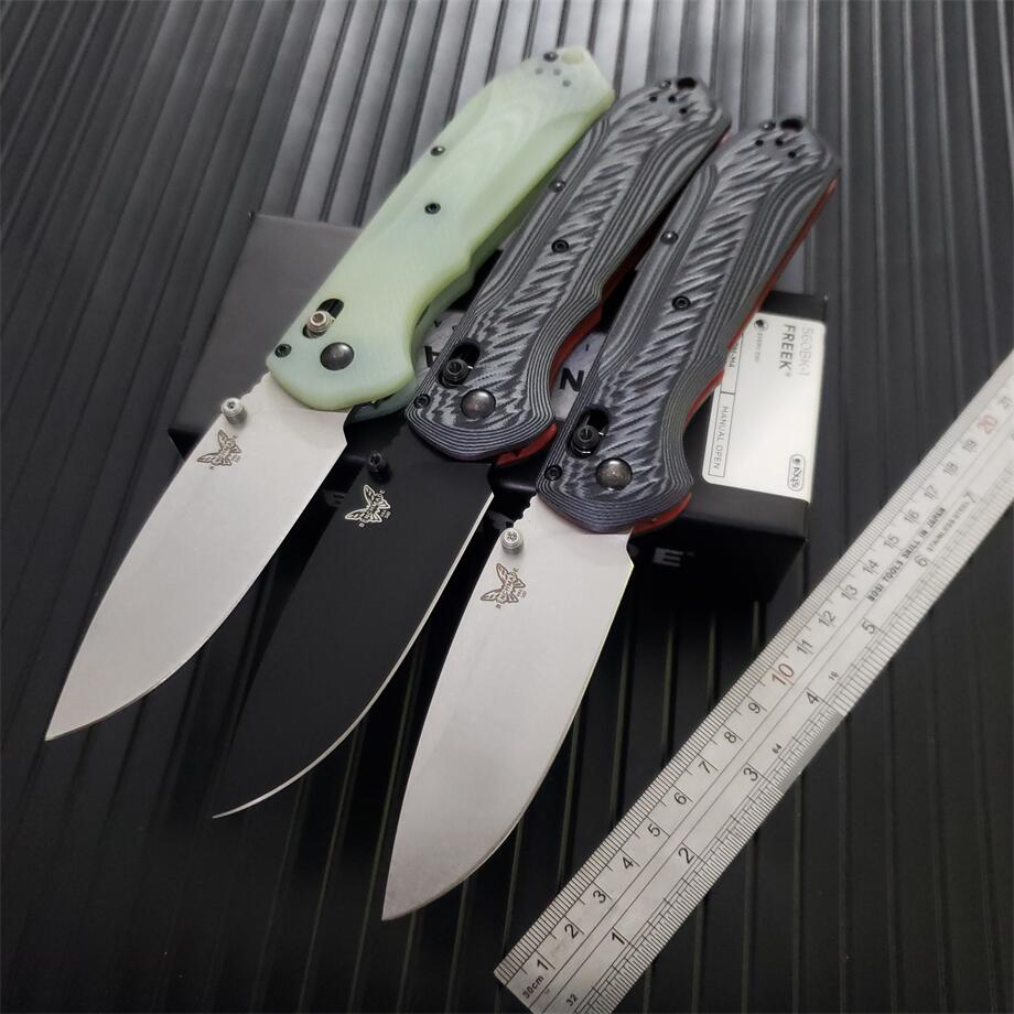 Benchmade 560BK-1 Freek Folding Knife 3.6" Black Cerakoted CPM-M4 Plain Blade Black/Gray G10 Handles Pocket Tactical Knives Outdoor Camping Hunting 560 945 BM560
Benchmade 560BK-1 Freek Folding Knife 3.6" Black Cerakoted CPM-M4 Plain Blade Black/Gray G10 Handles Pocket Tactical Knives Outdoor Camping Hunting 560 945 BM560