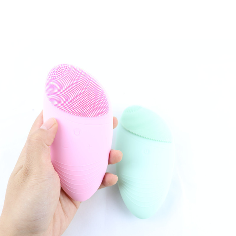 Cleaning Tools Accessories Portable Silicone Electric Cleansing Brush Sonic Vibration Face Cleaner Massage Brush Skin Care Tool USB Rechargeable 40# 2