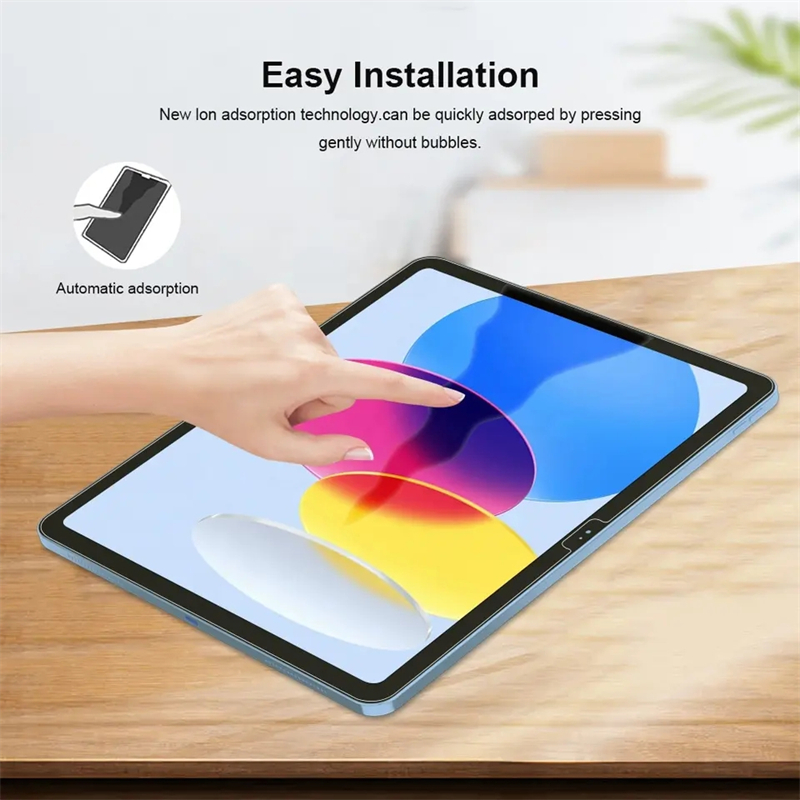 Screen Protector Film For iPad Air 4 2 3 5 6 7 8 9 10 Pro 2024 11 Mini 4 5 6 New 10.2 10.9 inch 12.9inch Tempered Glass Anti-Scratch 0.33MM With Paper