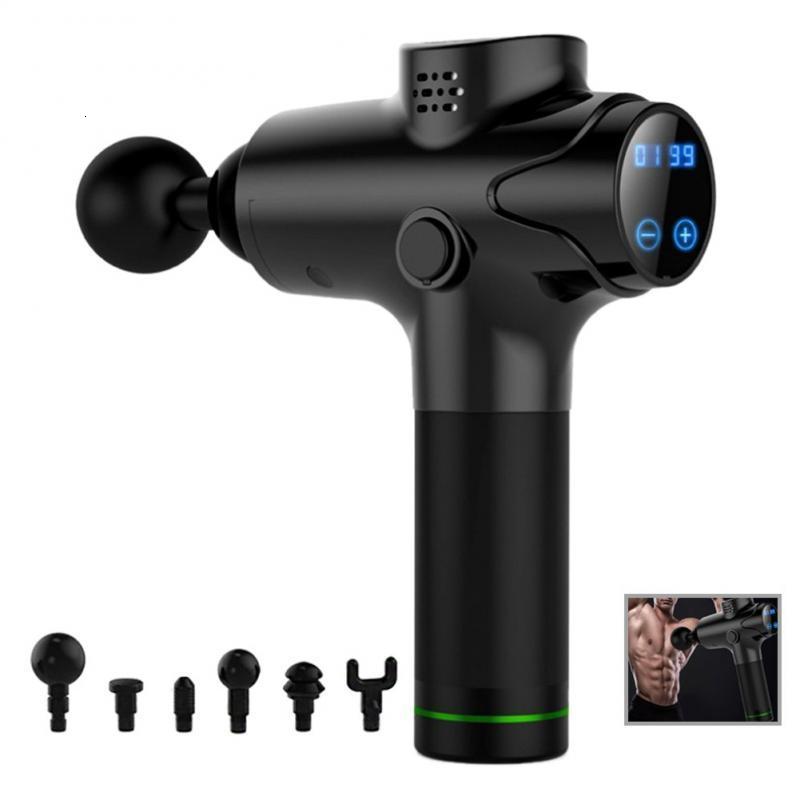 Full Body Massager 6Pcs Massage Head Fascia Gun Plug Head Fitness Health Care Full Body Massage Gun Head Muscle Relaxation Scientific Massager Tool 23