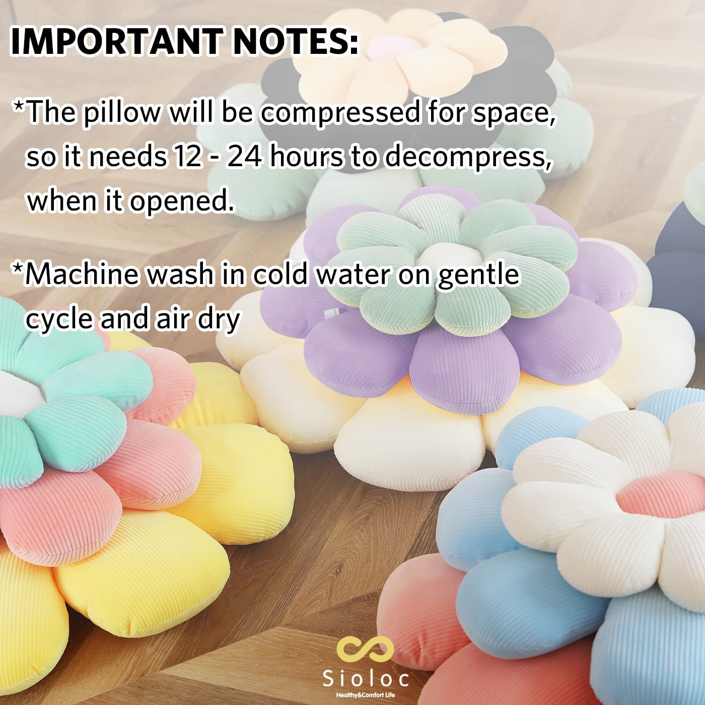 Flower Shaped Throw Pillow Butt Seating Cushion Flower Floor Pillow Daisy Flower Toy Plant Stuffed Doll For Kids Girls Gifts Stretch Sofa Cushion Floo