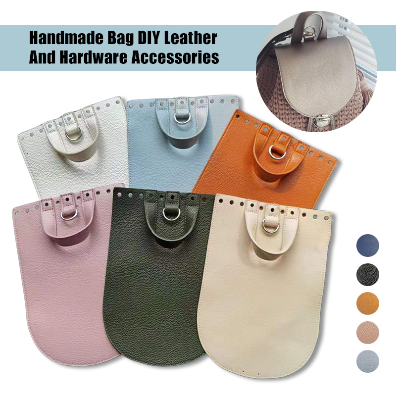 Bag Parts Accessories 1 Set Handmade Handbag Shoulder Strap Woven Bag Set Leather Bag Bottoms With Hardware Accessories For Diy Bag Backpack 230324