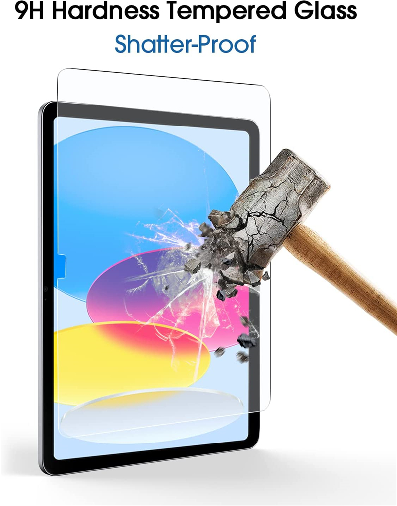 Screen Protector Film For iPad Air 4 2 3 5 6 7 8 9 10 Pro 2024 11 Mini 4 5 6 New 10.2 10.9 inch 12.9inch Tempered Glass Anti-Scratch 0.33MM With Paper