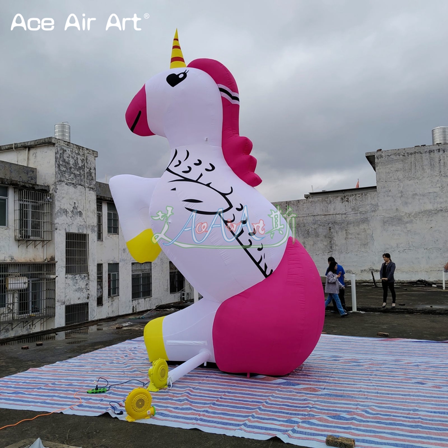 Attractive 3/4/5m Outdoor Inflatable Unicorn Mascot Model Giant Air Blown Animal For Advertising Made In China
Attractive 3/4/5m Outdoor Inflatable Unicorn Mascot Model Giant Air Blown Animal For Advertising Made In China