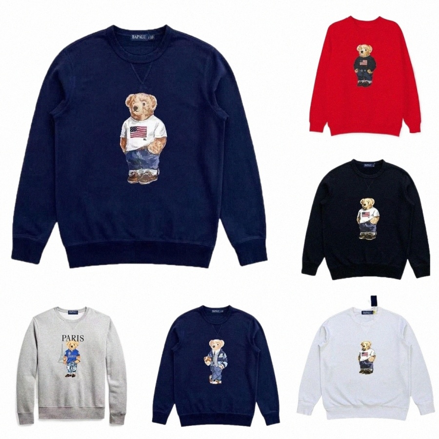 ralph Designer Mens Sweatshirts Bear Polo Pullover Lauren Plush Cartoon Long Sleeved Hoodie Loose Round Neck Printing Autumn and winter Tops L4ia#, Lavender
ralph Designer Mens Sweatshirts Bear Polo Pullover Lauren Plush Cartoon Long Sleeved Hoodie Loose Round Neck Printing Autumn and winter Tops L4ia#, Lavender