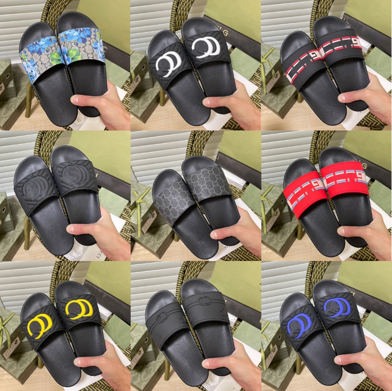 Brand Slide Man Black Slippers Women Stripe Slides White Red Beach slippers Size 35-45
Brand Slide Man Black Slippers Women Stripe Slides White Red Beach slippers Size 35-45