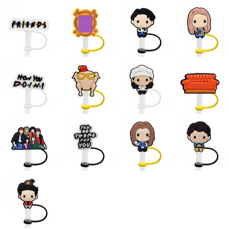friends TV straw cover topper silicone accessories cover charms reusable splash proof drinking dust plug decorative DIY your own 8mm straw
friends TV straw cover topper silicone accessories cover charms reusable splash proof drinking dust plug decorative DIY your own 8mm straw
