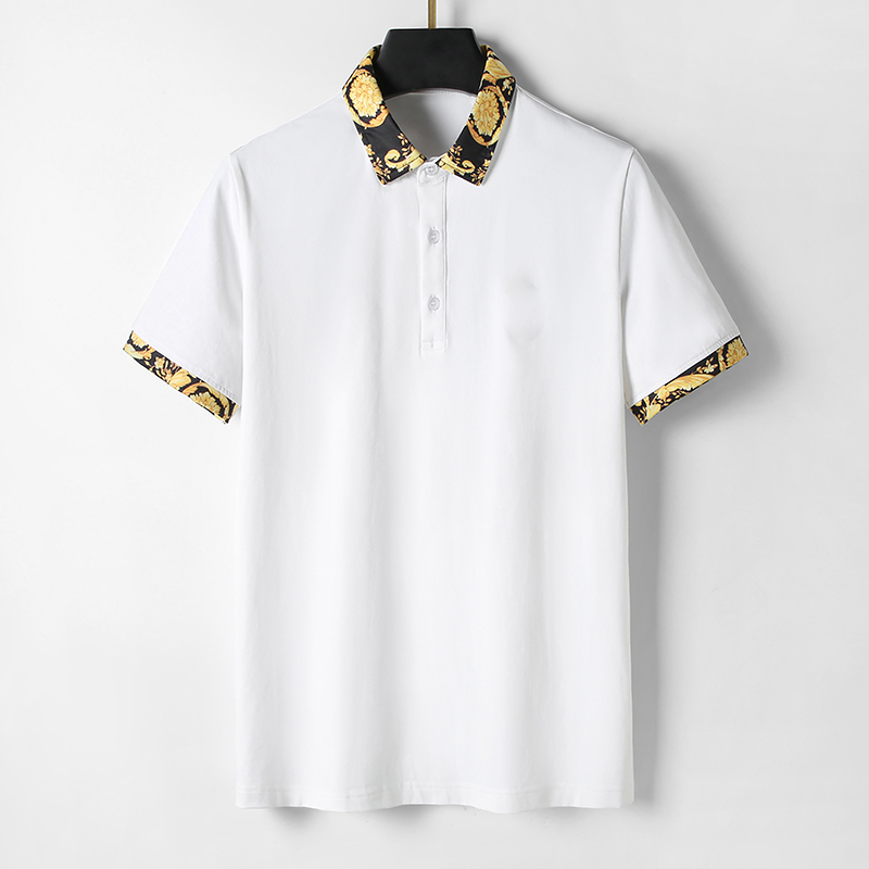 2023 Mens Stylist Polo Shirts Luxury Italian Men's Polos Designer Clothing Short Sleeves Fashion Summer A portrait T-Shirts vercace shirt Tops black white M-3XL XBGR
2023 Mens Stylist Polo Shirts Luxury Italian Men's Polos Designer Clothing Short Sleeves Fashion Summer A portrait T-Shirts vercace shirt Tops black white M-3XL XBGR