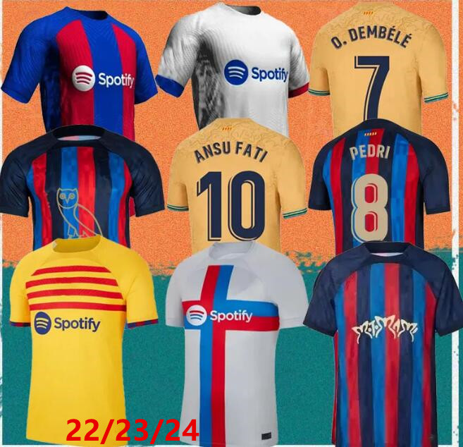 22/23/24 LEWANDOWSKI Barcelona Soccer Jerseys ANSU FATI Camiseta 2022 2023 MEMPHIS PEDRI KESSIE FERRAN RAPHINHA BRAITHWAITE Football Shirt Men Jersey Kids Kit, 22 23 third aldult ucl
22/23/24 LEWANDOWSKI Barcelona Soccer Jerseys ANSU FATI Camiseta 2022 2023 MEMPHIS PEDRI KESSIE FERRAN RAPHINHA BRAITHWAITE Football Shirt Men Jersey Kids Kit, 22 23 third aldult ucl