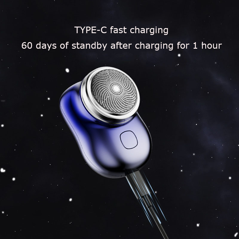 Electric Shavers Mini Electric Shaver 6 Blades Men's Shaving Machine USB Rechargeable Beard Trimmer Travel Shaving Electric Razor For Men 230324