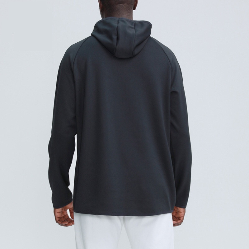 2025--Men Hoodies Pullover Sports Long Sleeve Yoga Outfit Mens Style Loose Jackets Sweater Fiess Clothes Training 25516