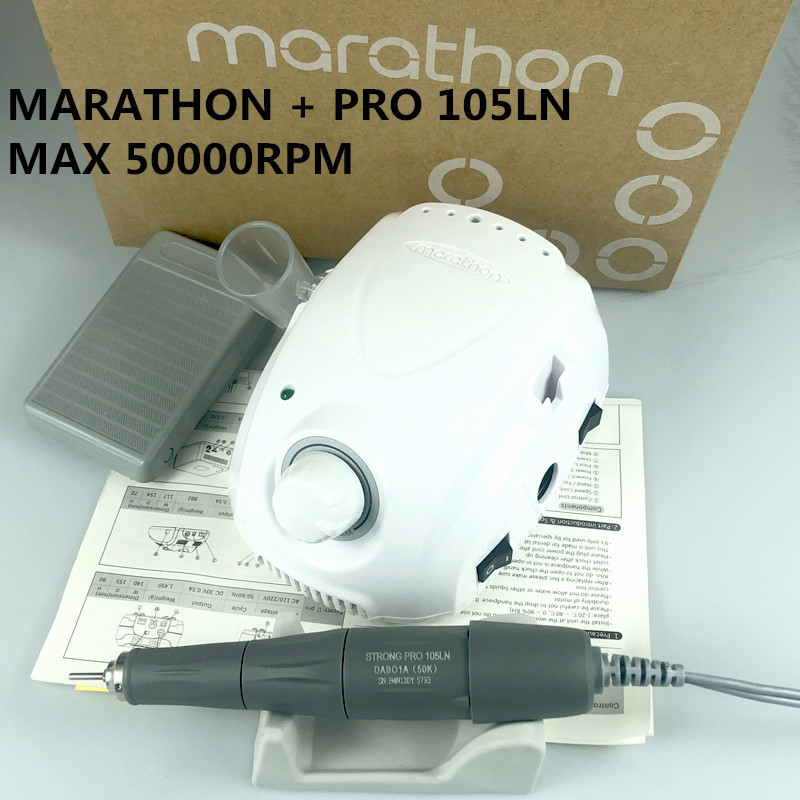 Nail Art Equipment MARATHON Champion 3 PRO 105LN Handle 35K 45K 50K Electric Drill STRONG 210 Micro Motor Grinding Machine For Tools 230323
Nail Art Equipment MARATHON Champion 3 PRO 105LN Handle 35K 45K 50K Electric Drill STRONG 210 Micro Motor Grinding Machine For Tools 230323