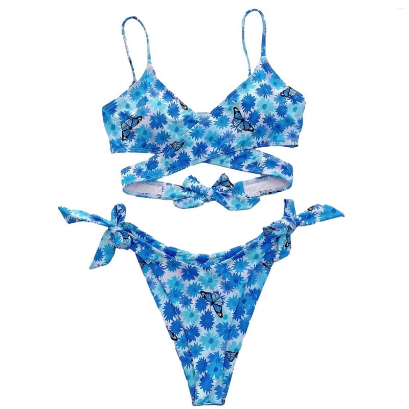 Womens Swimwear Bandeau Swimsuit Bikini Bandage Set Brazilian Women Push-Up Beachwear Swimwears Tankinis Halal Swimsuits For