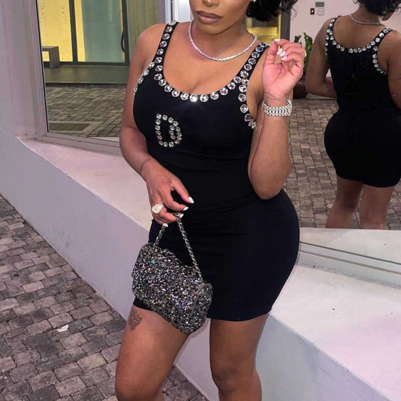 summer dress designer dress hot drill letter d 23 g color matching tank top slim dresses for woman sleeveless t shirt vest short sleeve t shirt, Black
summer dress designer dress hot drill letter d 23 g color matching tank top slim dresses for woman sleeveless t shirt vest short sleeve t shirt, Black
