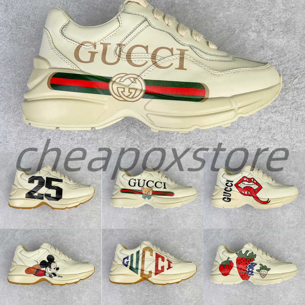 Casual Shoes Designer Gucci Rhyton Sneaker Men Women Shoe Strawberry Wave Mouth Tiger Web Print Vintage Trainer Man Woman Variety of Styles, Pink
Casual Shoes Designer Gucci Rhyton Sneaker Men Women Shoe Strawberry Wave Mouth Tiger Web Print Vintage Trainer Man Woman Variety of Styles, Pink