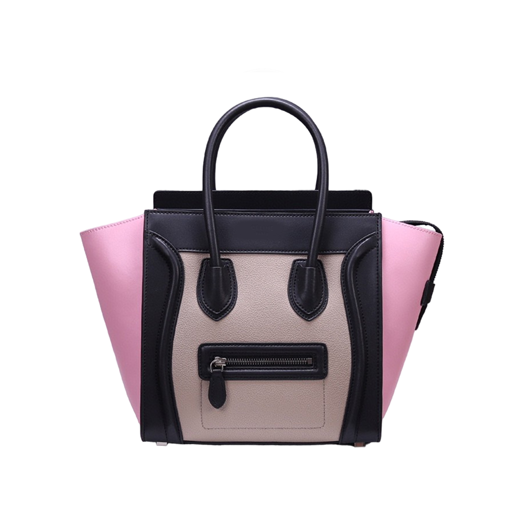 C* Top Quality Cowhide Large Capacity Tote Bag Women Handbag Travel Shopping Bags Sheepskin Fashion Smiley Face Style Plain Zipper Open Interior Zip Pocket, Color 1
C* Top Quality Cowhide Large Capacity Tote Bag Women Handbag Travel Shopping Bags Sheepskin Fashion Smiley Face Style Plain Zipper Open Interior Zip Pocket, Color 1