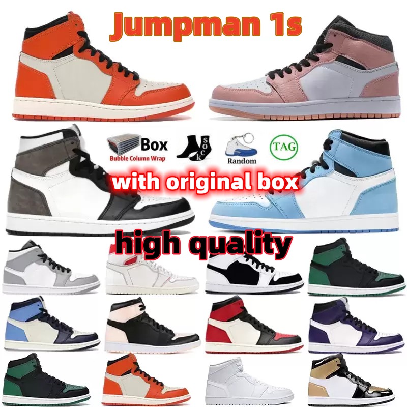 Jumpman 1 Mens Basketball Shoes Shattered Backboard UNC 1s Gold Top 3 Cactus Jack Obsidian Banned Bred Toe Men Women Trainer Sports Sneakers With Boxes, 16
Jumpman 1 Mens Basketball Shoes Shattered Backboard UNC 1s Gold Top 3 Cactus Jack Obsidian Banned Bred Toe Men Women Trainer Sports Sneakers With Boxes, 16