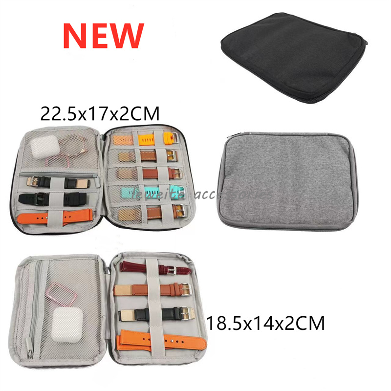 Watch Band Organizer Nylon Waterproof Watch Bands Storage Bag Portable Electronics Travel iWatch Straps Carrying Case Pouch for Garmin Apple Samsung Watches
Watch Band Organizer Nylon Waterproof Watch Bands Storage Bag Portable Electronics Travel iWatch Straps Carrying Case Pouch for Garmin Apple Samsung Watches