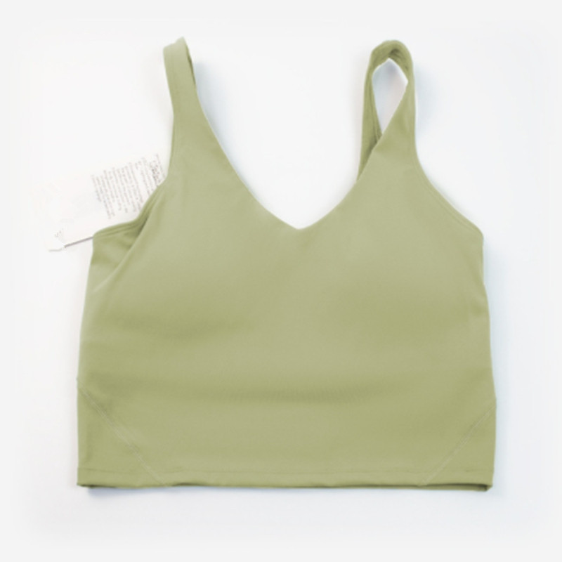 Women Summer Sports Bra U Shape No Steel Ring Built In Chest Pad Gym Designer Yoga Sleeveless Fitness Tank Top Comfortable Breathable Activewear Worko