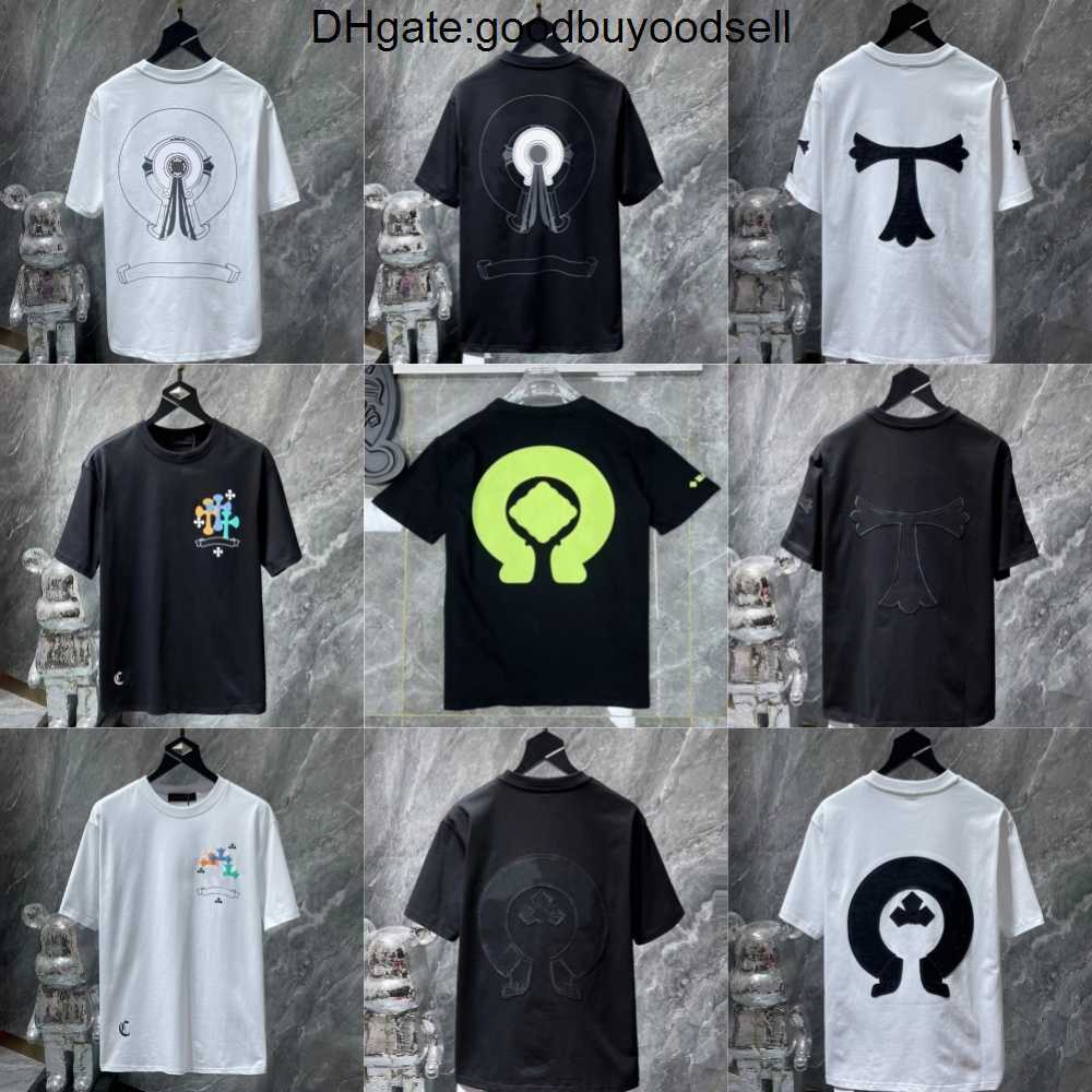 Fashion Mens Classic t Shirts Brand Top T-shirts Ch White Short Sweater Casual Embossed Letter Horseshoe Sanskrit Cross Pattern Designers MVWG, 18
Fashion Mens Classic t Shirts Brand Top T-shirts Ch White Short Sweater Casual Embossed Letter Horseshoe Sanskrit Cross Pattern Designers MVWG, 18