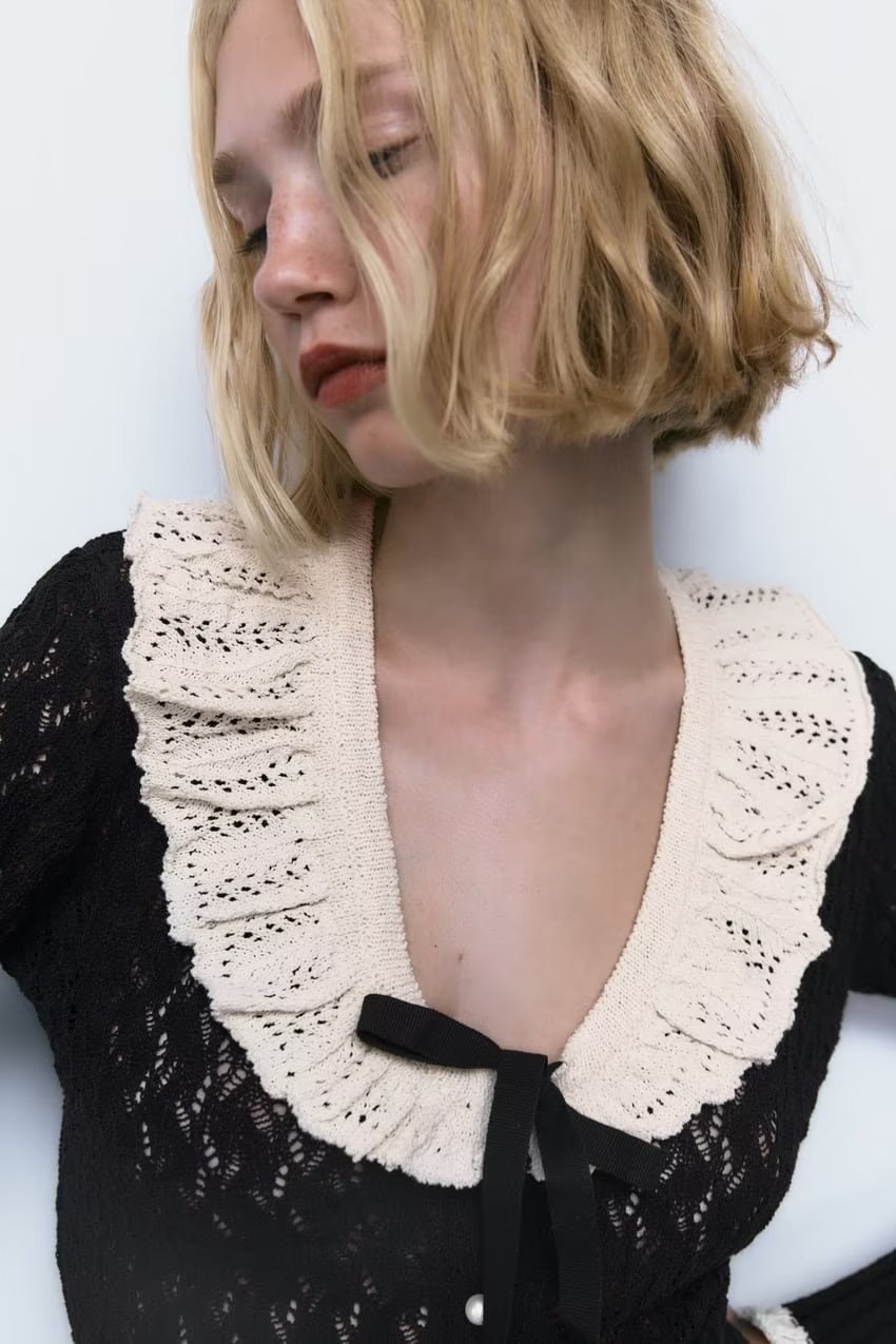 Women's Knits Tees MOLAN Vintage Woman Cardigan Fashion Long Sleeve Casual Knitted High Street Sweater Female Stylish Top 230324
