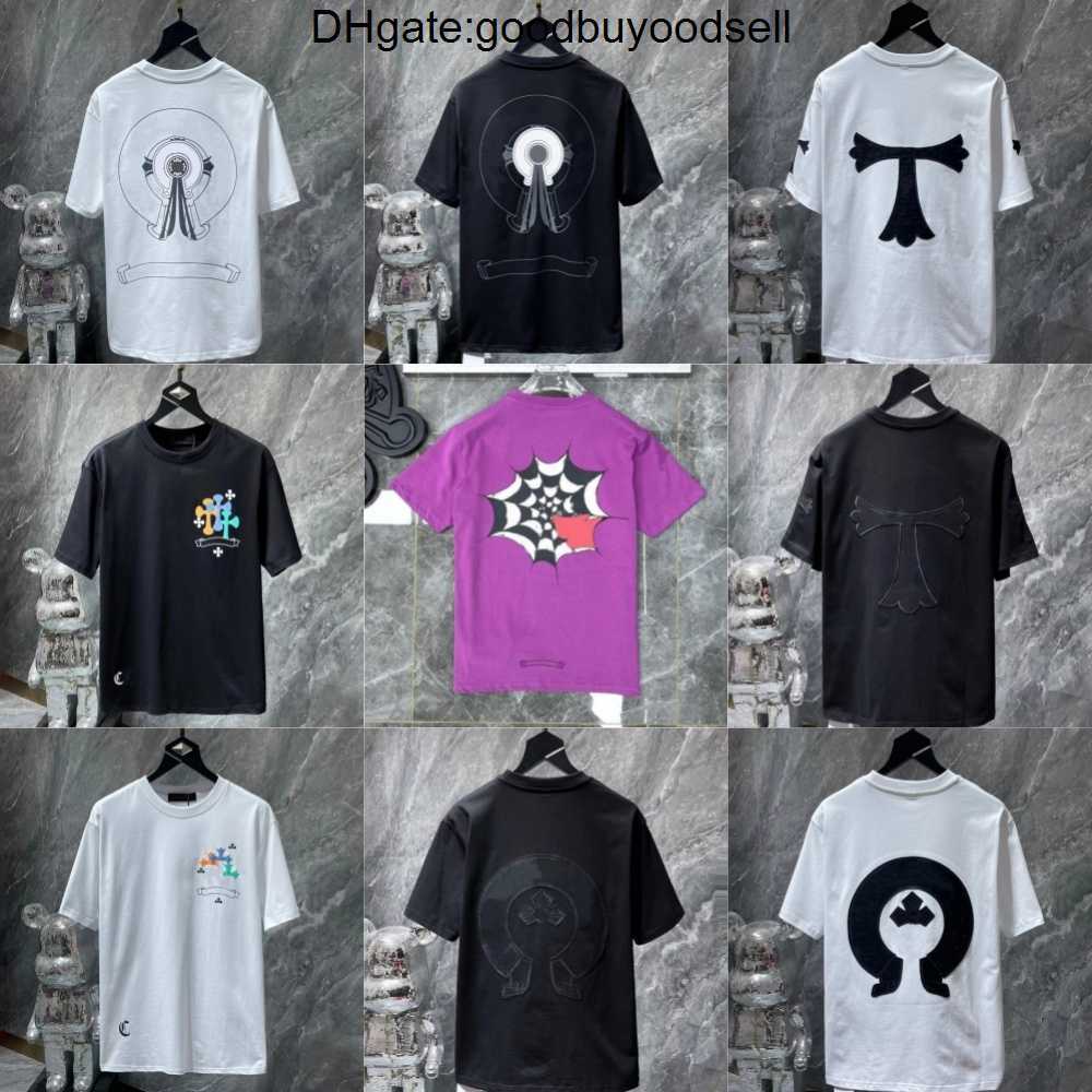 Men's T-Shirts Luxury Classic Mens t Shirts Ch Brand Fashion Men Sanskrit Letter T-shirt Horseshoe Cross Designer Tshirts Man Hip Hop V5R8, 19
Men's T-Shirts Luxury Classic Mens t Shirts Ch Brand Fashion Men Sanskrit Letter T-shirt Horseshoe Cross Designer Tshirts Man Hip Hop V5R8, 19