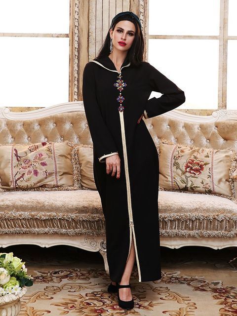 Ethnic Clothing Ramadan Eid Abaya Dubai Turkey Muslim Hijab Long Dress Islamic African Dresses For Women Robe Musulmane Djellaba Femme 230324