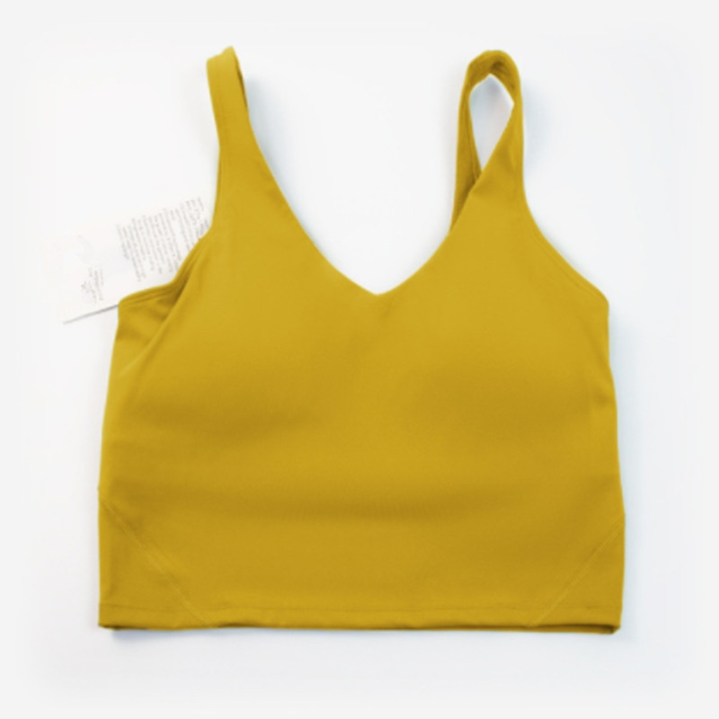 Women Summer Sports Bra U Shape No Steel Ring Built In Chest Pad Gym Designer Yoga Sleeveless Fitness Tank Top Comfortable Breathable Activewear Worko