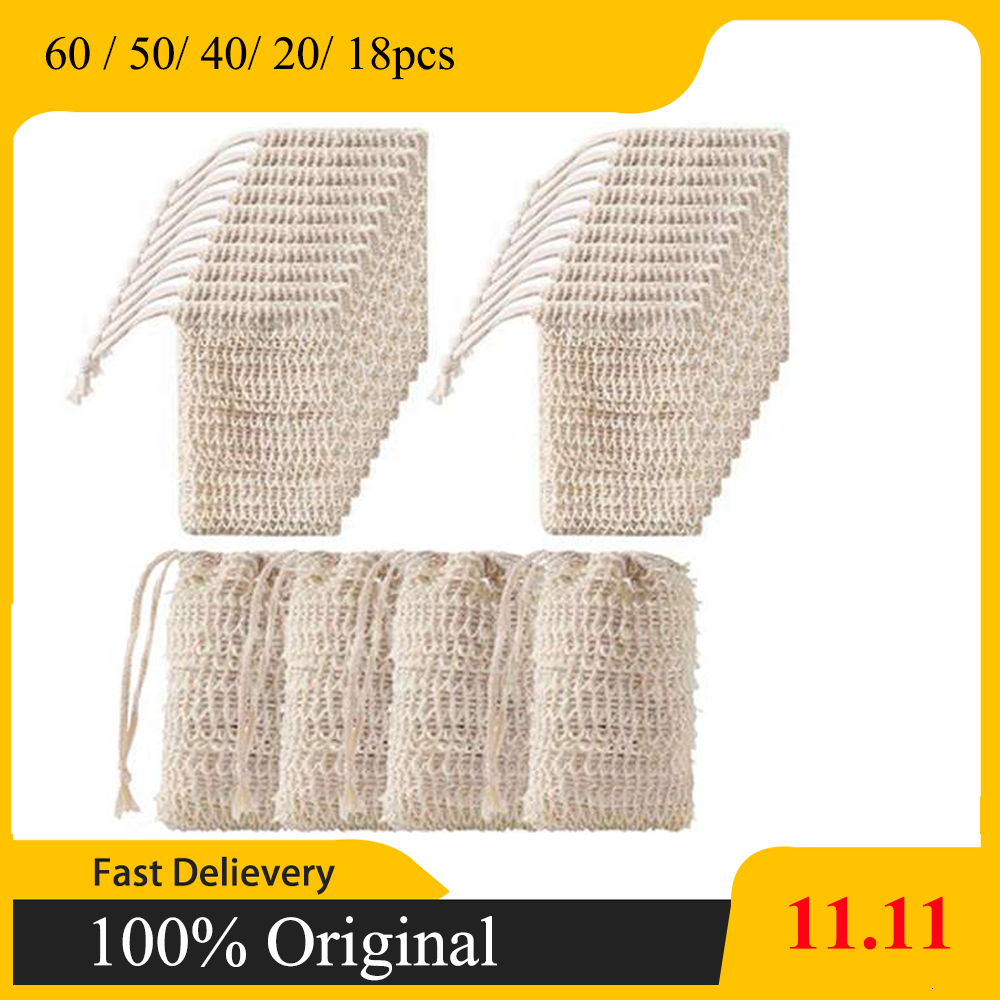 Bath Brushes Sponges Scrubbers 50Pcs Shower Sisal Soap Bag Natural Exfoliating Saver Pouch Holder 60pcs 50pcs 40pcs 20pcs 18pcs 230324
Bath Brushes Sponges Scrubbers 50Pcs Shower Sisal Soap Bag Natural Exfoliating Saver Pouch Holder 60pcs 50pcs 40pcs 20pcs 18pcs 230324