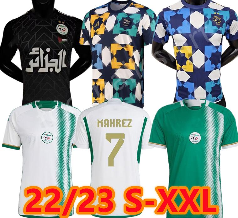 Algerie 2022 2023 soccer jerseys 22 23 Fans Player version ATAL BRAHIMI BENNACER Algeria special jersey men kids maillot de football shirts training uniforms top, Adult
Algerie 2022 2023 soccer jerseys 22 23 Fans Player version ATAL BRAHIMI BENNACER Algeria special jersey men kids maillot de football shirts training uniforms top, Adult