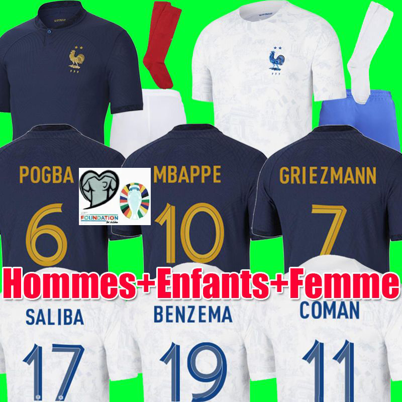 2022 Maillots de football Soccer Jerseys FRENCH BENZEMA MBAPPE GRIEZMANN POGBA 22 23 Francia Men Kids KIMPEMBE FEKIR maillot women shirt hommes Kante jerseys
2022 Maillots de football Soccer Jerseys FRENCH BENZEMA MBAPPE GRIEZMANN POGBA 22 23 Francia Men Kids KIMPEMBE FEKIR maillot women shirt hommes Kante jerseys