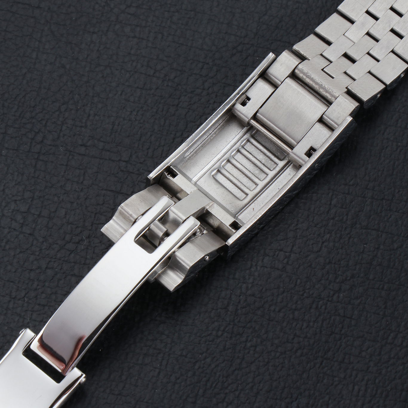 Watch Bands Jubilee Watchband Strap Men's 20mm 316L Stainless Steel Bracelet Silver Glide-Lock Buckle for 40mm Sub Watch Case 230323