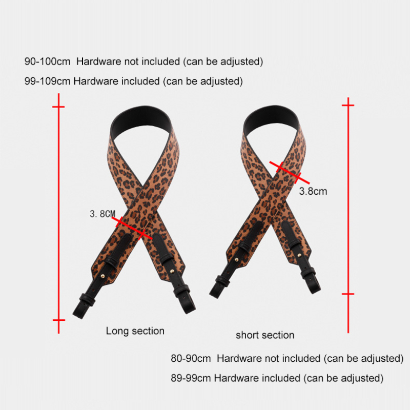 Bag Parts Accessories 90*3.8cm durable Genuine Leather Bags Strap Adjustable Replacement Crossbody Straps Gold Hardware for Women DIY Bag Accessories 