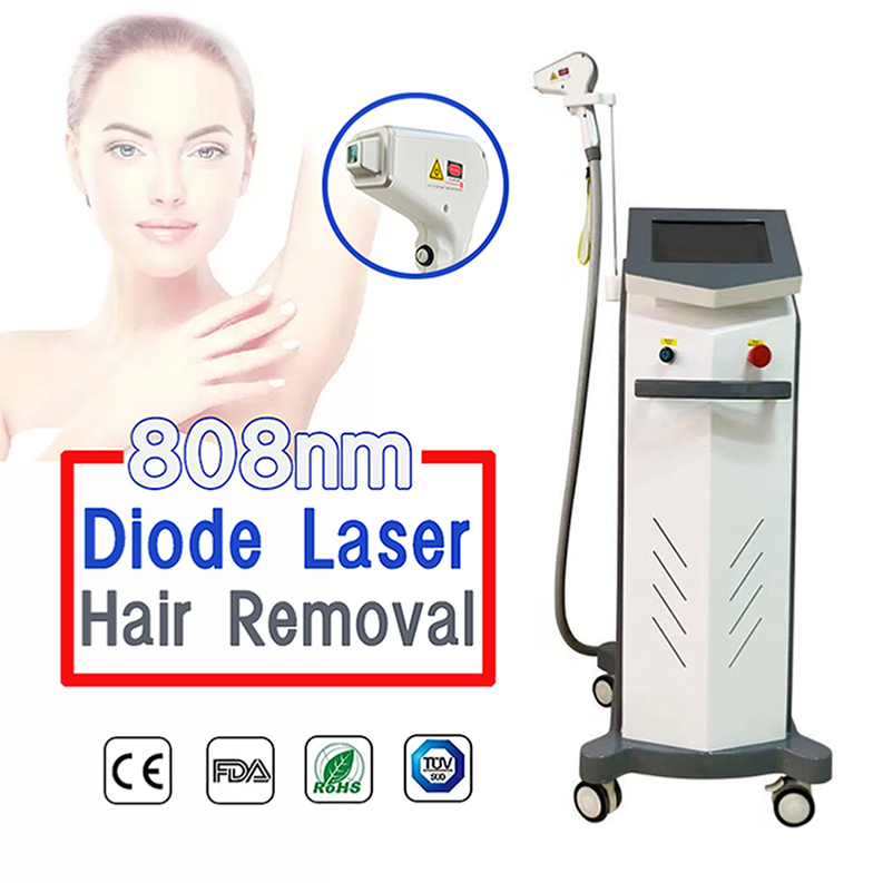 Painless 808 Diode Laser Hair Removal Machine 808nm-810nm professional beauty salon spa machine equipment