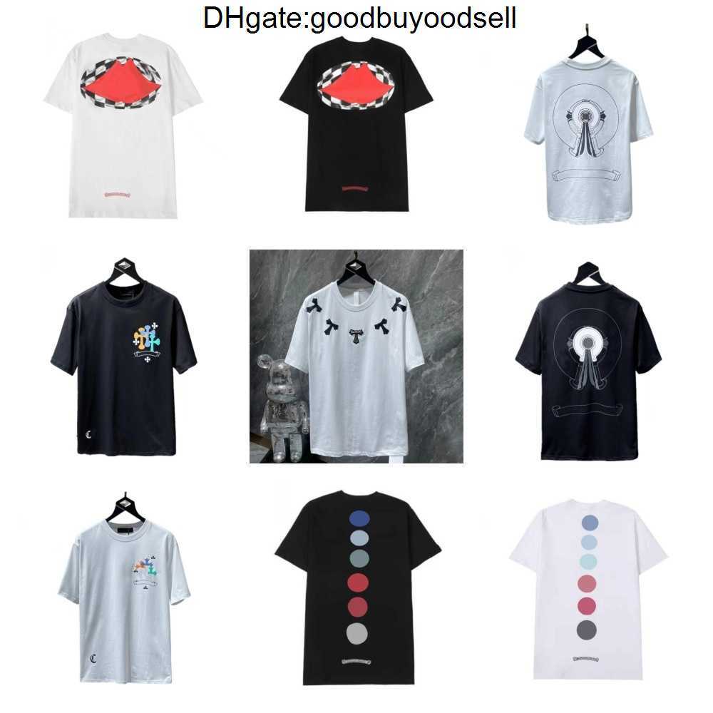 Summer Mens Classic t Shirts Brand Top T-shirts Ch White Short Sweater Casual Embossed Letter Horseshoe Sanskrit Cross Pattern Designers 7271, 17
Summer Mens Classic t Shirts Brand Top T-shirts Ch White Short Sweater Casual Embossed Letter Horseshoe Sanskrit Cross Pattern Designers 7271, 17