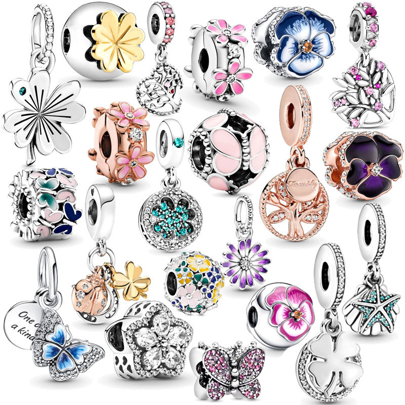 2023 New 925 Sterling Silver Four Leaf Clover Butterfly Daisy Charm Beads Fit Original Pandora Bracelet Women Jewelry Gift DIY
2023 New 925 Sterling Silver Four Leaf Clover Butterfly Daisy Charm Beads Fit Original Pandora Bracelet Women Jewelry Gift DIY