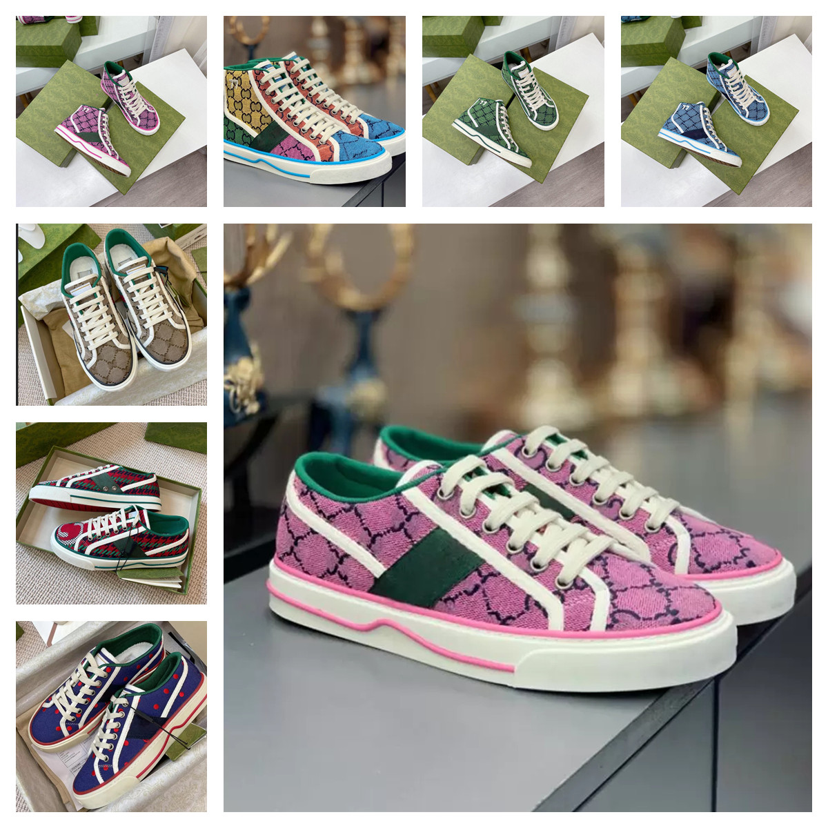 Designer Sneaker Tennis 1977 Canvas Luxury Shoes Beige Blue Washed Jacquard Denim women's Shoes Ace rubber Fashion Run sole Embroidered Retro Casual sneakers
Designer Sneaker Tennis 1977 Canvas Luxury Shoes Beige Blue Washed Jacquard Denim women's Shoes Ace rubber Fashion Run sole Embroidered Retro Casual sneakers
