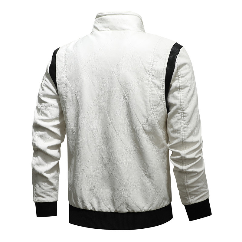 Men's Leather Faux Autumn Winter Bomber Jacket Men Scorpion Embroidery Hooded PU Motorcycle Mens s and Coats 230324