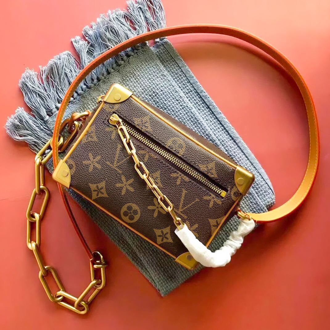 high quality luxurys designer Shoulder bags Chest pack lady M44735 Tote chains SOFT TRUNK original bag Genuine Leather Clutch crossbody MINI box strap pochette city, Mon0gram-orange chain
high quality luxurys designer Shoulder bags Chest pack lady M44735 Tote chains SOFT TRUNK original bag Genuine Leather Clutch crossbody MINI box strap pochette city, Mon0gram-orange chain