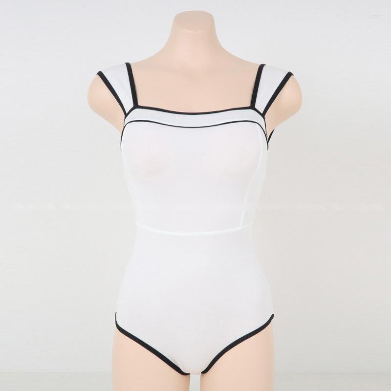 Womens Swimwear Swimsuit Women 2024 One Piece Sexy Swim Wear Summer Beachwear Female Bikini Vintage Swimming Condole Belt Color Travel