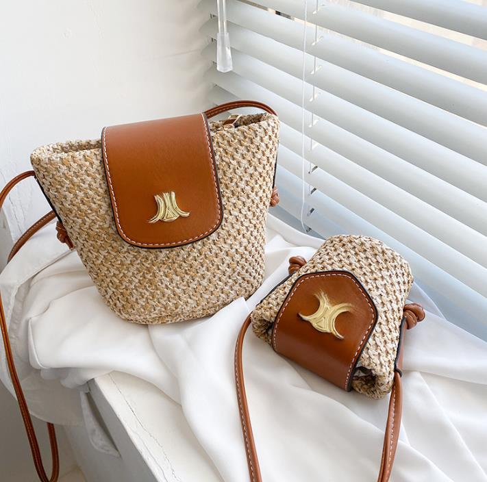 European and American Personalized Straw Bag Women's New Earphone Bags Fashion Woven Bucket Bag Messenger Bags, Aspic
European and American Personalized Straw Bag Women's New Earphone Bags Fashion Woven Bucket Bag Messenger Bags, Aspic