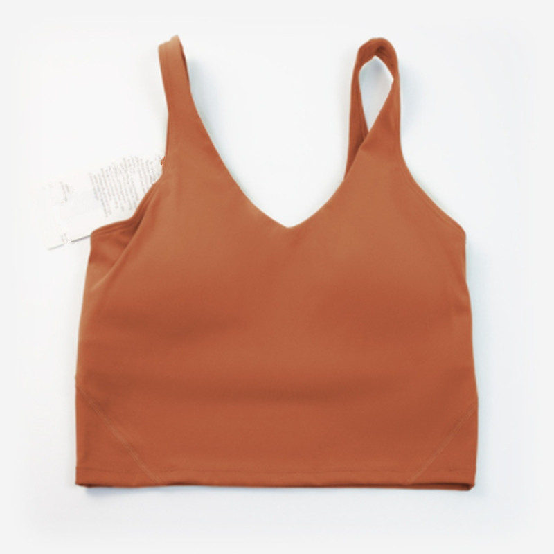 Women Summer Sports Bra U Shape No Steel Ring Built In Chest Pad Gym Designer Yoga Sleeveless Fitness Tank Top Comfortable Breathable Activewear Worko