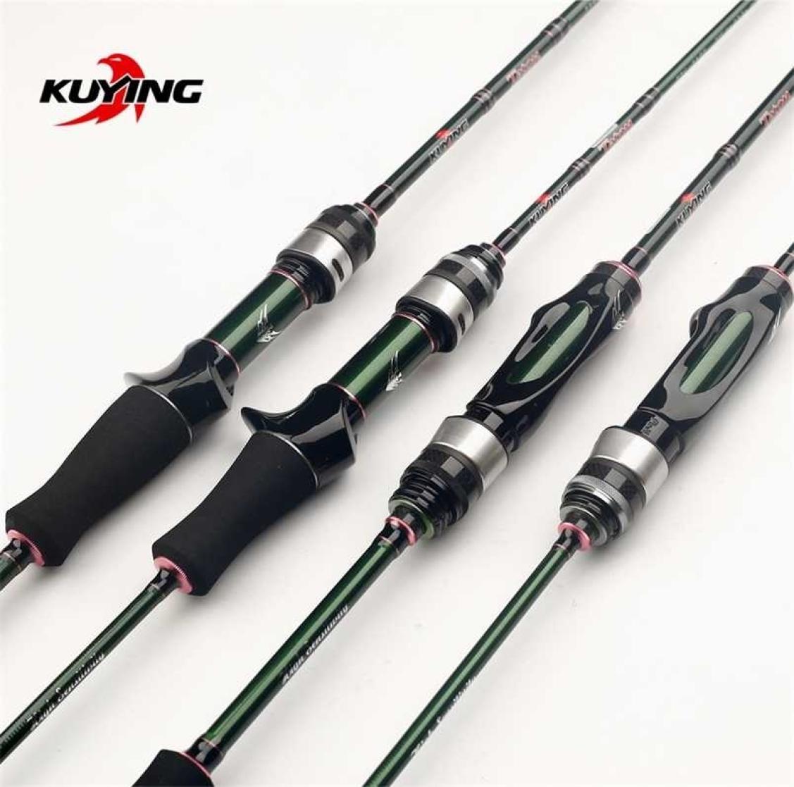 KUYING Teton 175m 503910quot 18m 60390quot Carbon Spinning Casting Stream Fast Speed Action Soft Lure Fishing Rod Pole