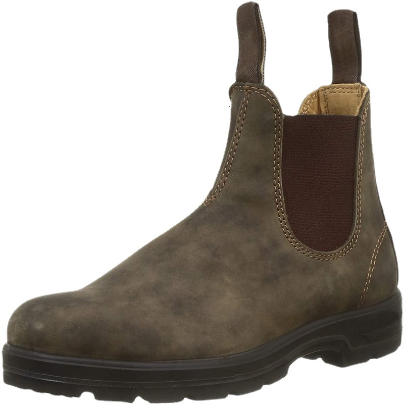 Boots Retro Leather Boots Men Chelsea Boot Handmade Autumn Winter Shoes Casual Comfortable Unisex Ankle Boots Zapatos De Hombre 230324